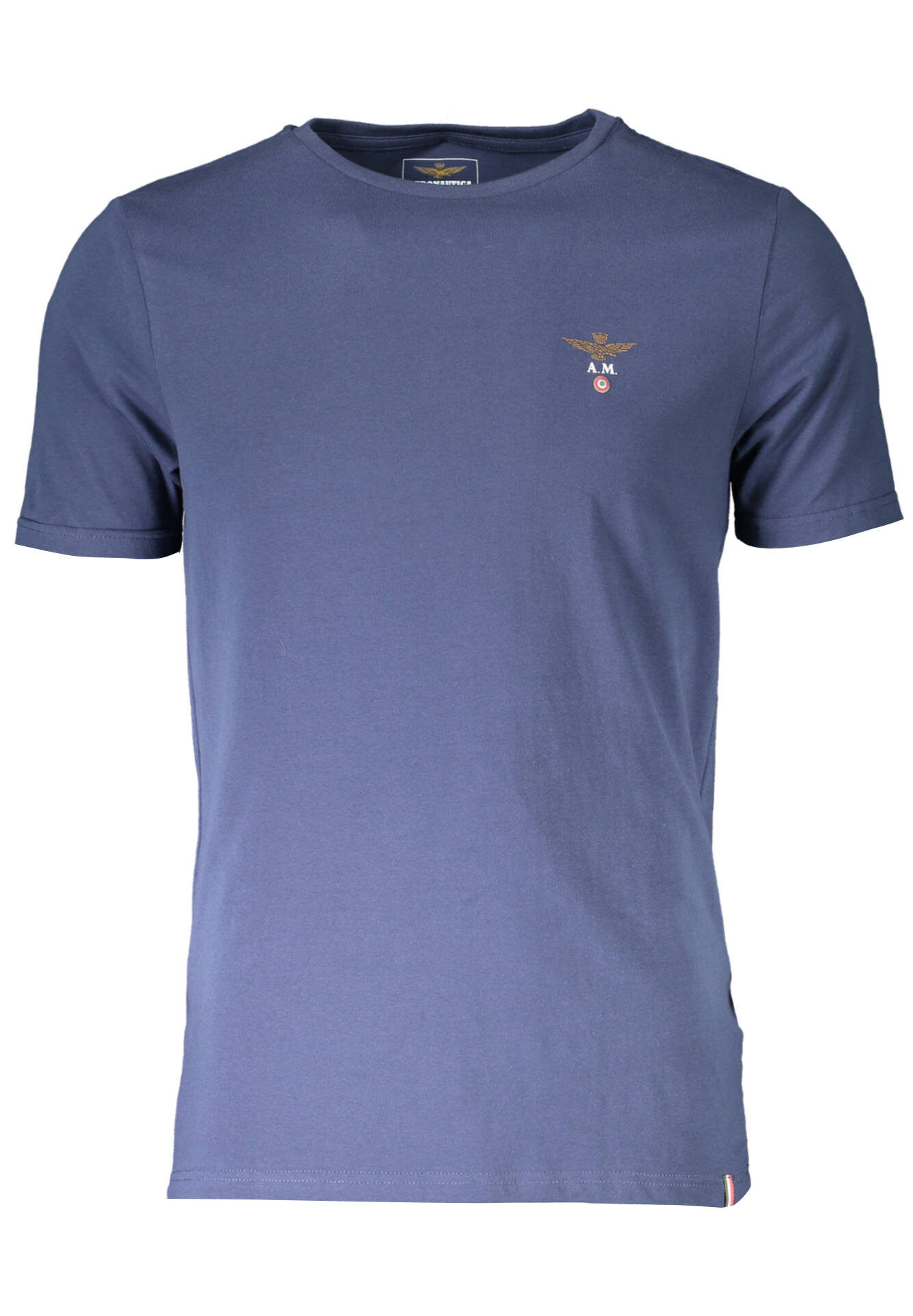 AERONAUTICA MILITARE MEN'S BLUE OUTDOOR T-SHIRT