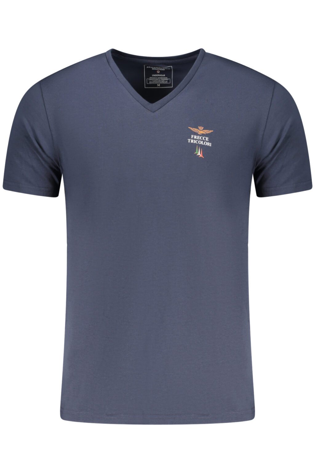aeronauticamilitaret-shirtesternabileuomoblu_1 AERONAUTICA MILITARE vyriški mėlyni marškinėliai