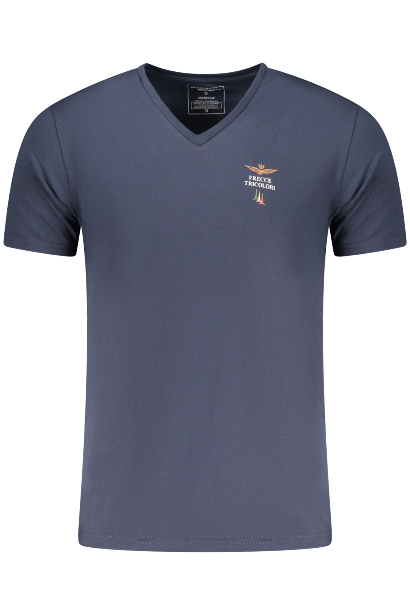 AERONAUTICA MILITARE vyriški mėlyni marškinėliai AERONAUTICA MILITARE vyriški mėlyni marškinėliai