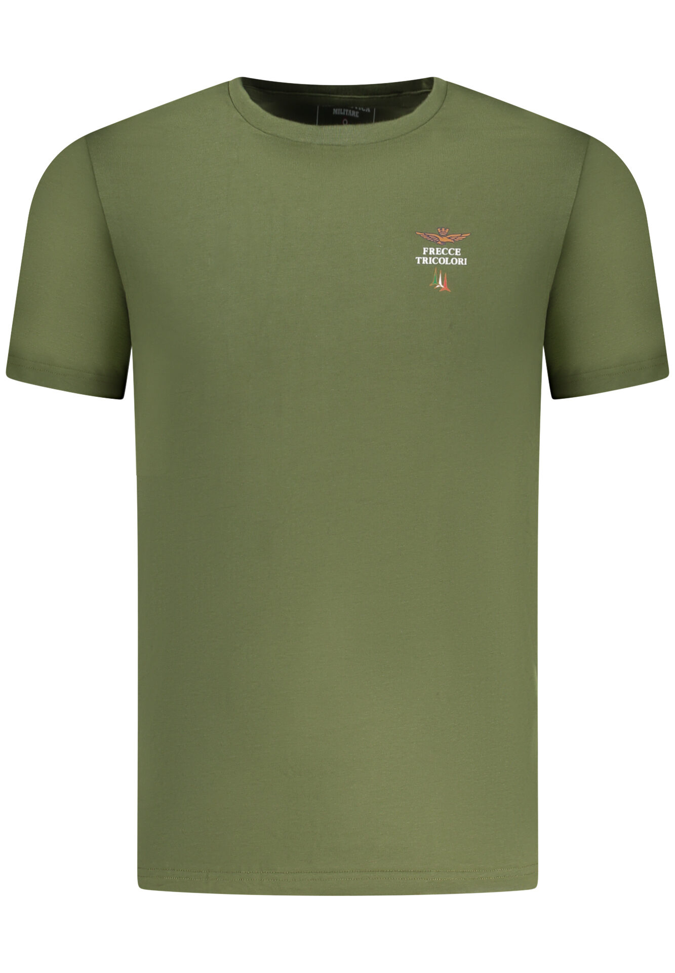 AERONAUTICA MILITARE MEN'S GREEN OUTDOOR T-SHIRT