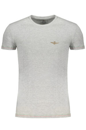 ERONAUTICA MILITARE MEN'S GRAY SHORT SLEEVE T-SHIRT