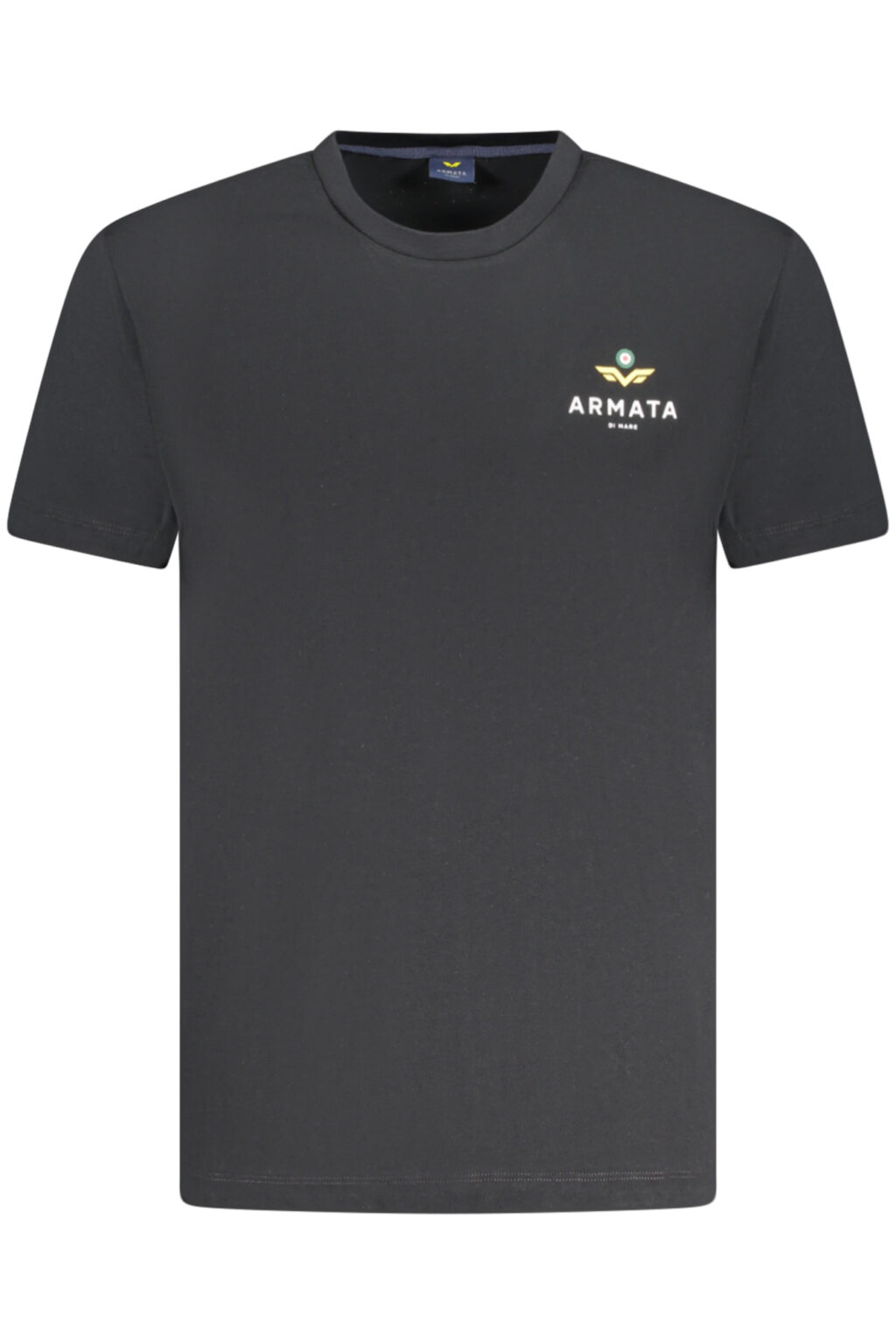 armatadimaret-shirtmanichecorteuomonero_1 ARMATA DI MARE vyriški marškinėliai trumpomis rankovėmis, juodi
