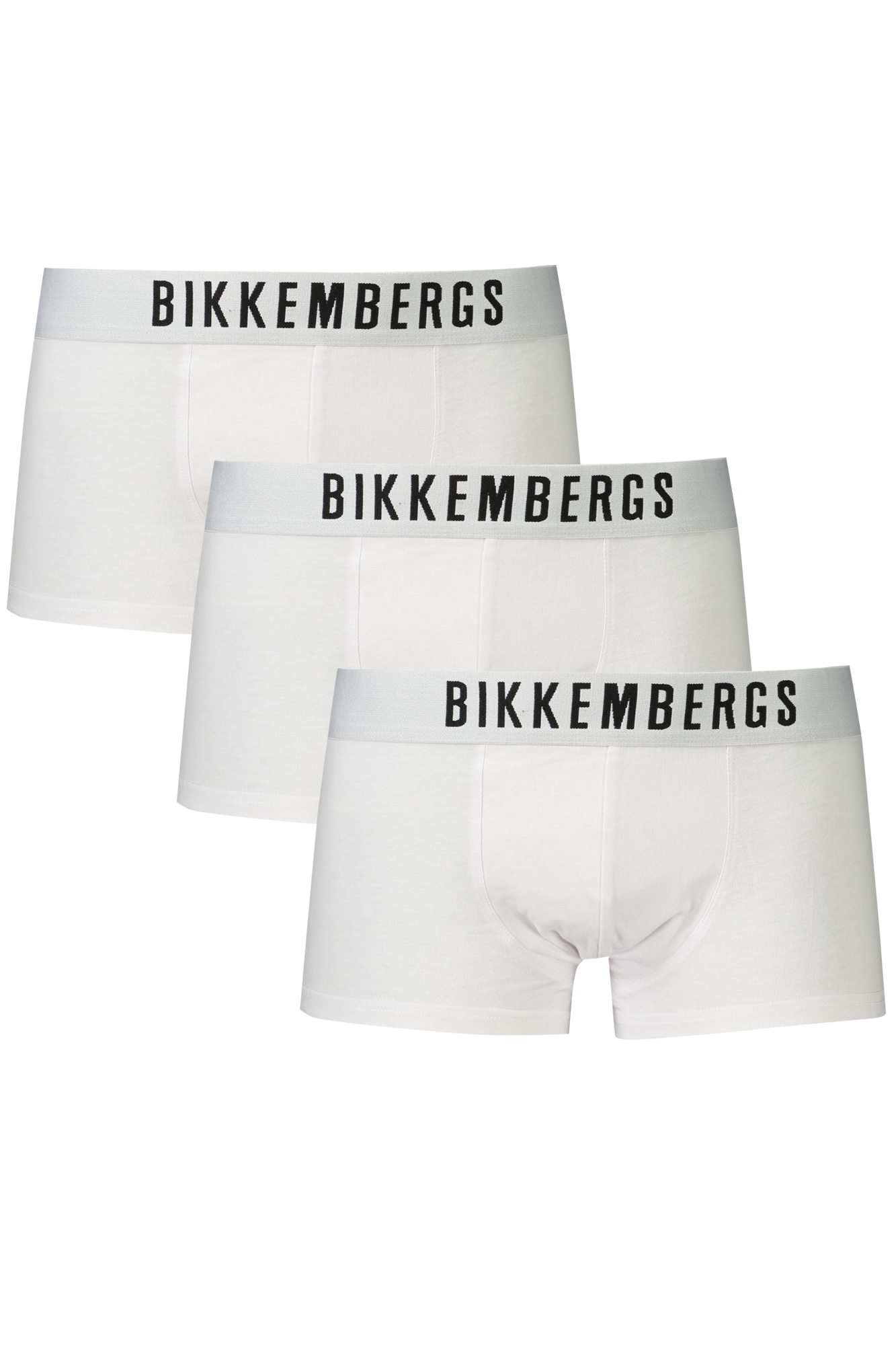 BIKKEMBERGS vyriškos trumpikės, baltos BIKKEMBERGS vyriškos trumpikės, baltos