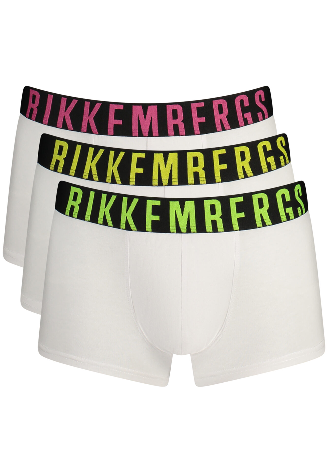 BIKKEMBERGS MEN'S WHITE BOXER