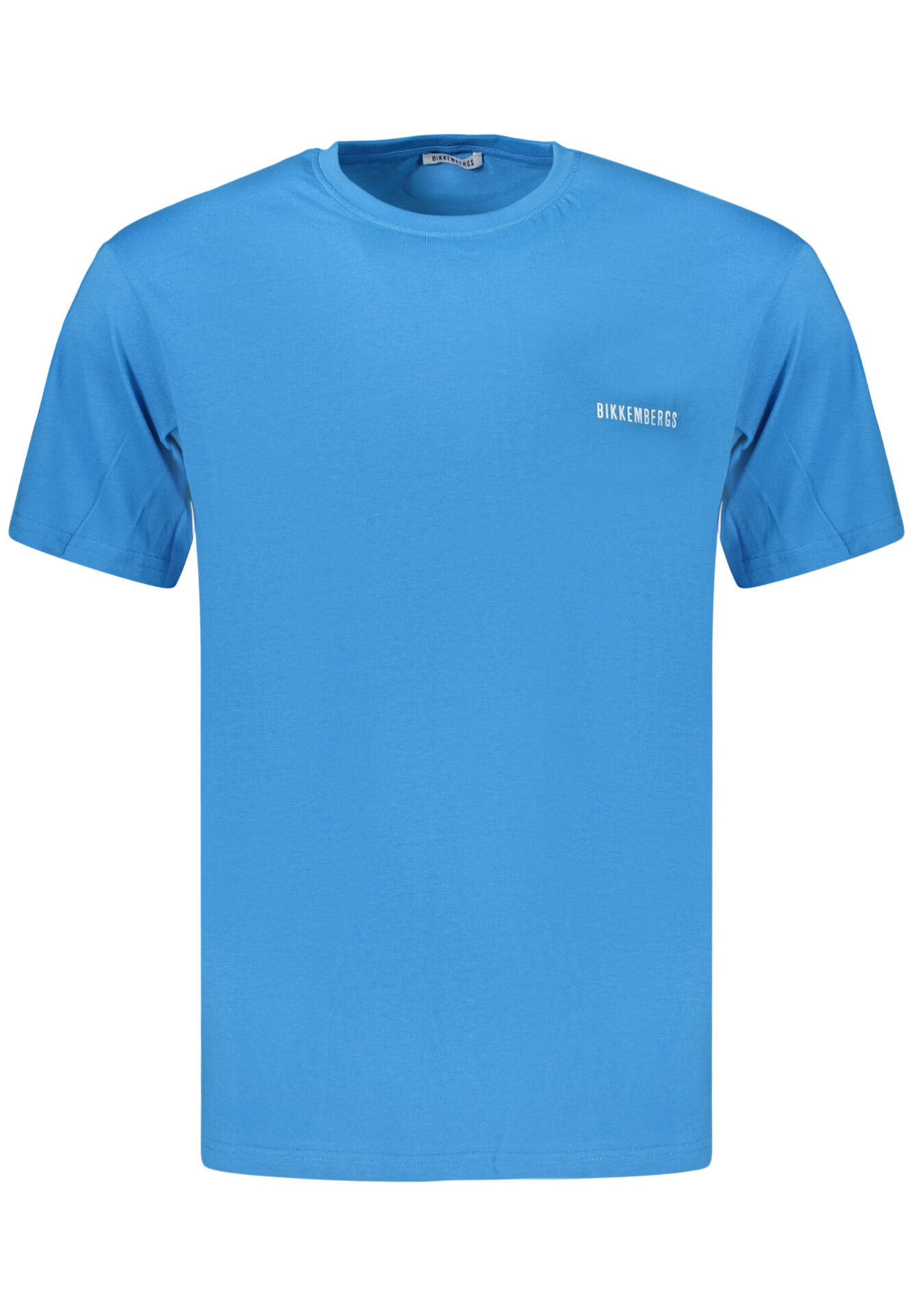 BIKKEMBERGS MEN'S SHORT-SLEEVED T-SHIRT, BLUE