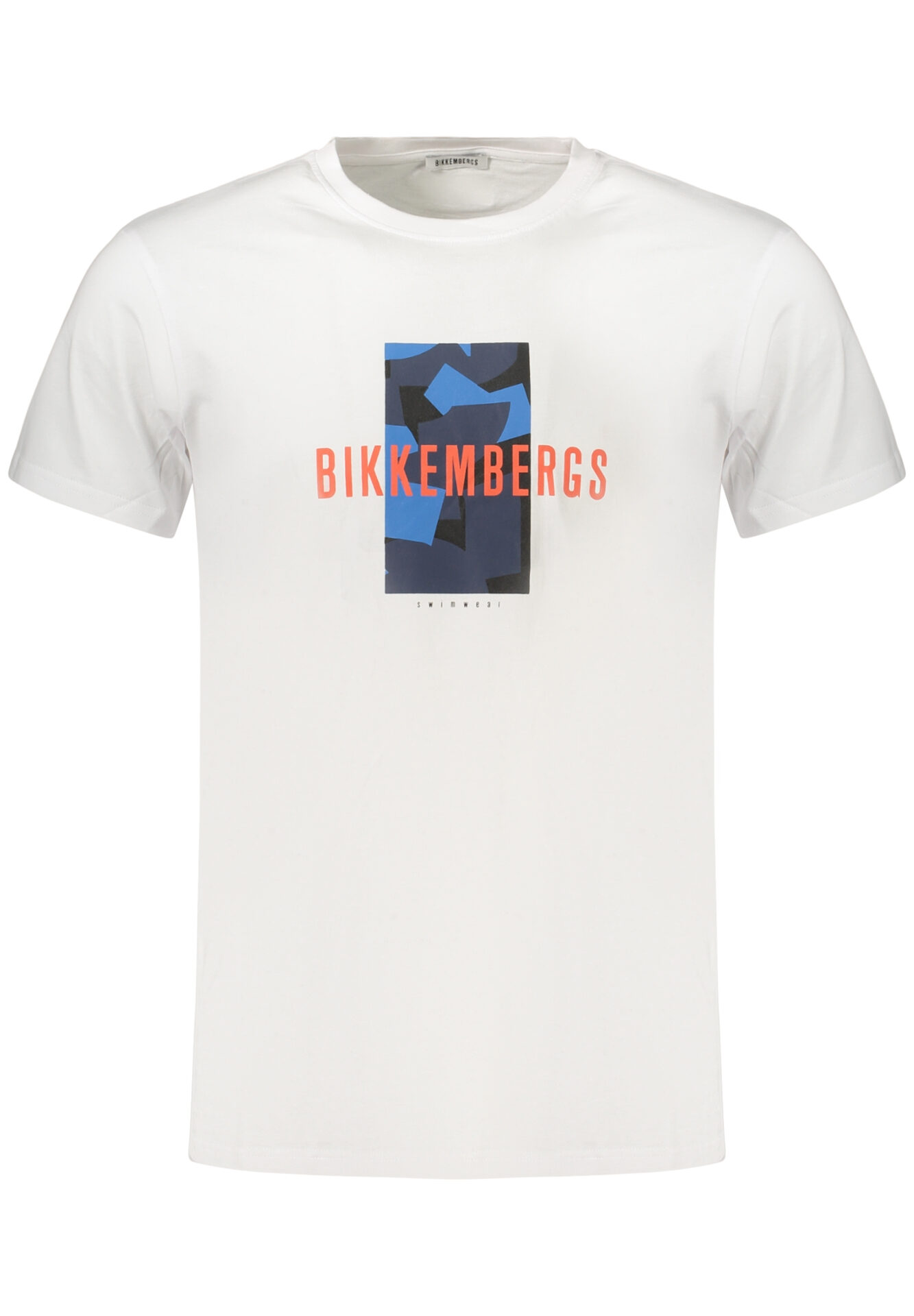 BIKKEMBERGS MEN'S SHORT-SLEEVE T-SHIRT WHITE