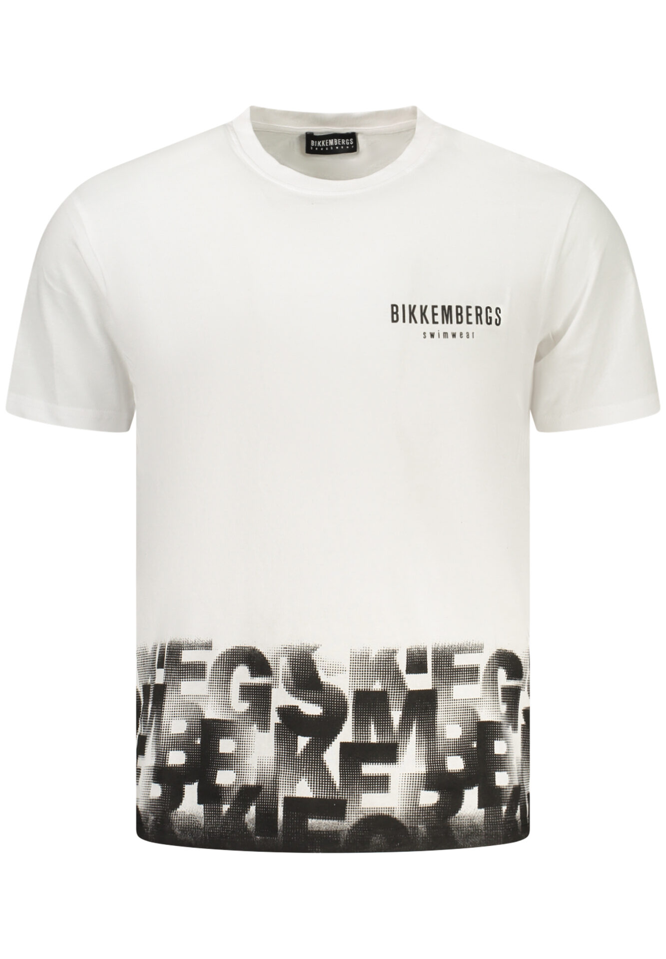 BIKKEMBERGS MEN'S SHORT-SLEEVE T-SHIRT WHITE