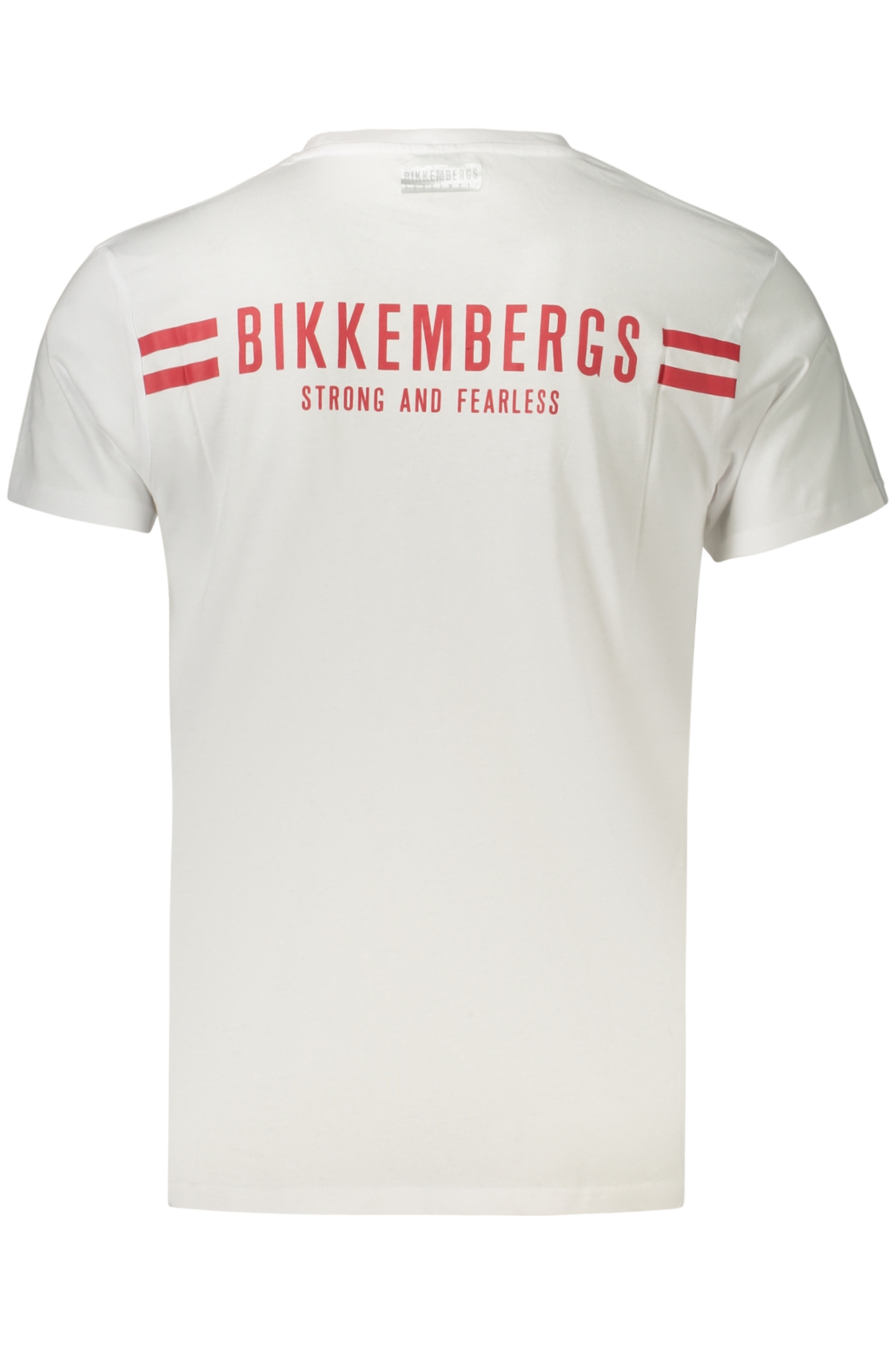 BIKKEMBERGS balti vyriški marškinėliai trumpomis rankovėmis BIKKEMBERGS balti vyriški marškinėliai trumpomis rankovėmis - Image 2