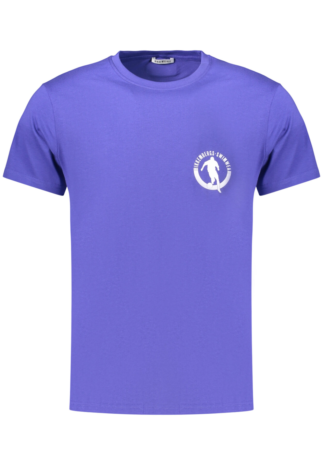 BIKKEMBERGS MEN'S SHORT-SLEEVE T-SHIRT BLUE