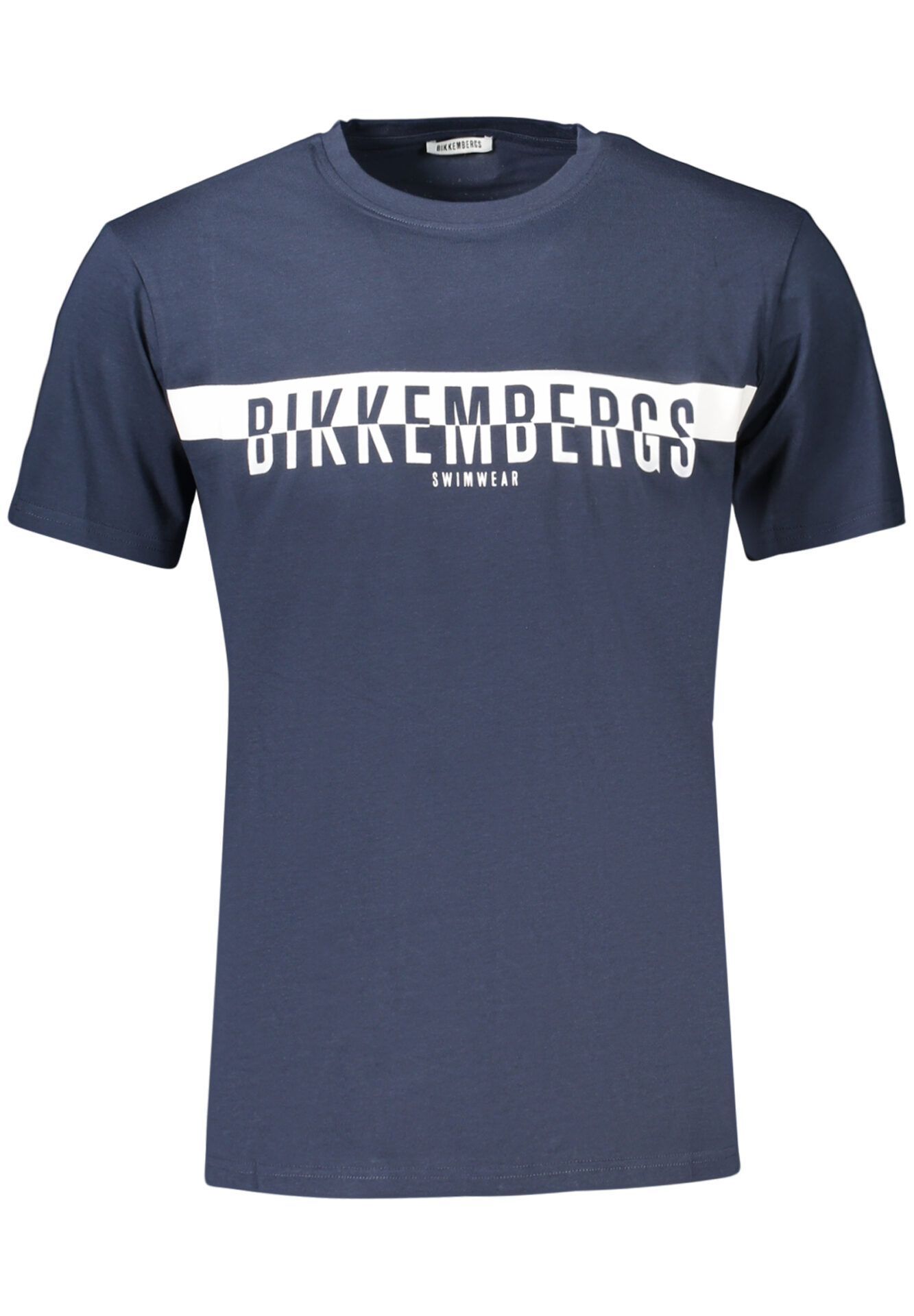 BIKKEMBERGS MEN'S SHORT-SLEEVE T-SHIRT BLUE