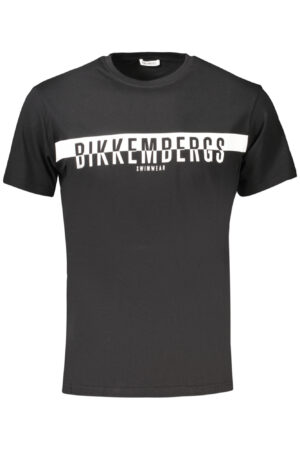 BIKKEMBERGS MEN'S SHORT-SLEEVE T-SHIRT BLACK