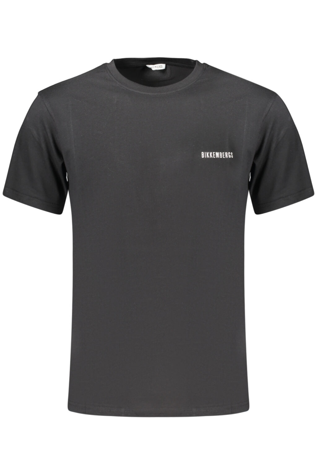 bikkembergst-shirtmanichecorteuomonero_1 BIKKEMBERGS juodi vyriški marškinėliai trumpomis rankovėmis