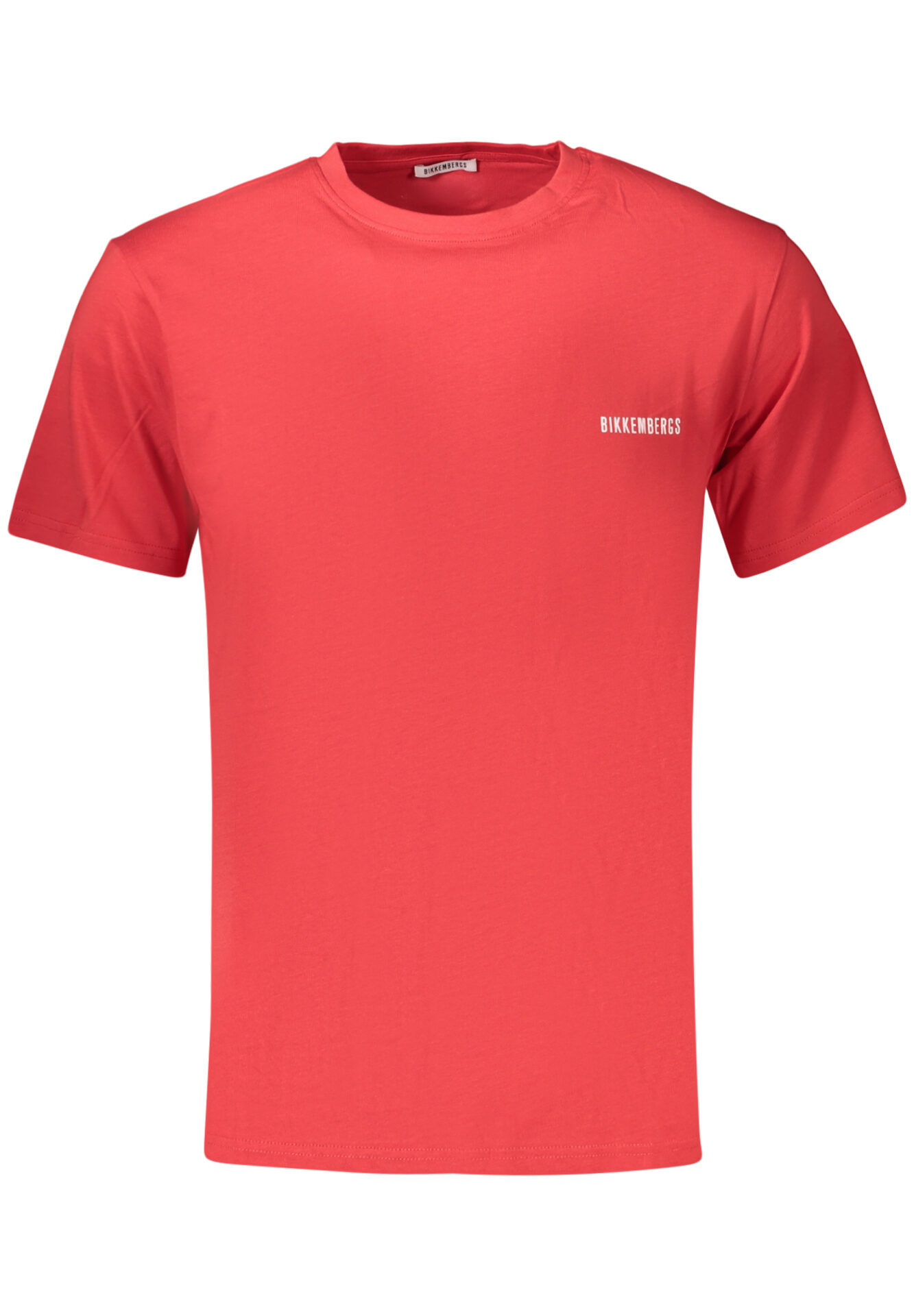BIKKEMBERGS MEN'S SHORT-SLEEVED T-SHIRT, RED
