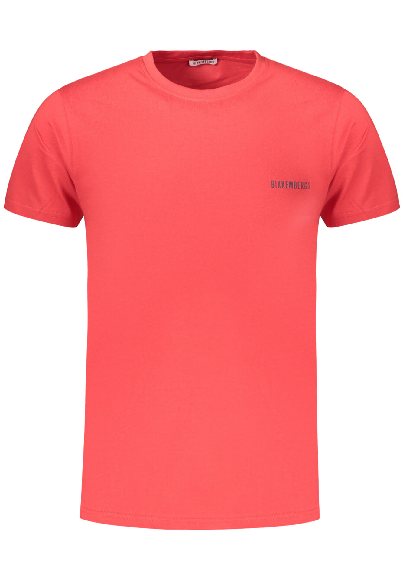 BIKKEMBERGS MEN'S SHORT-SLEEVED T-SHIRT, RED