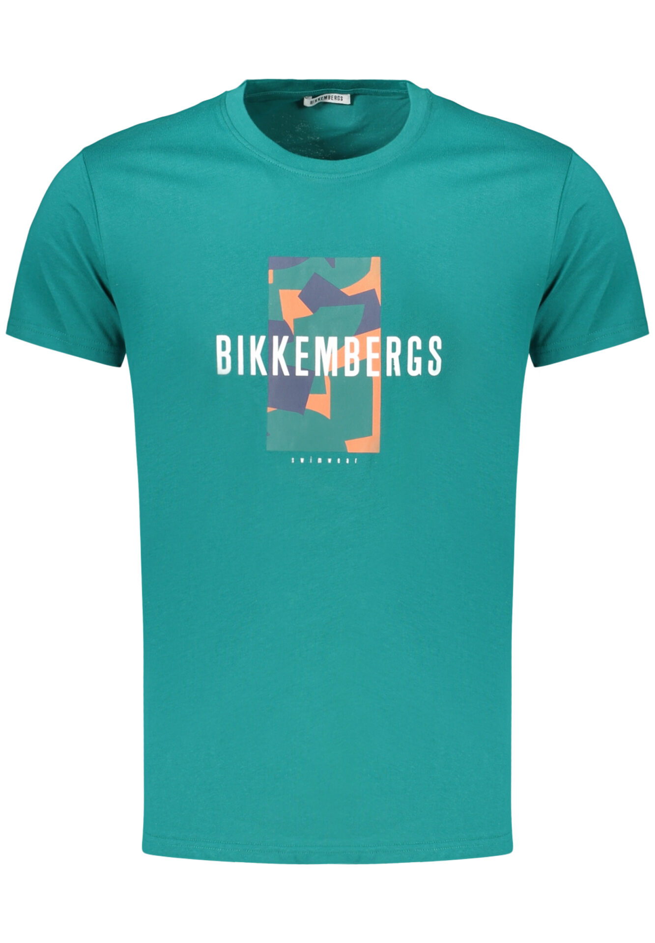 BIKKEMBERGS MEN'S SHORT-SLEEVED T-SHIRT GREEN