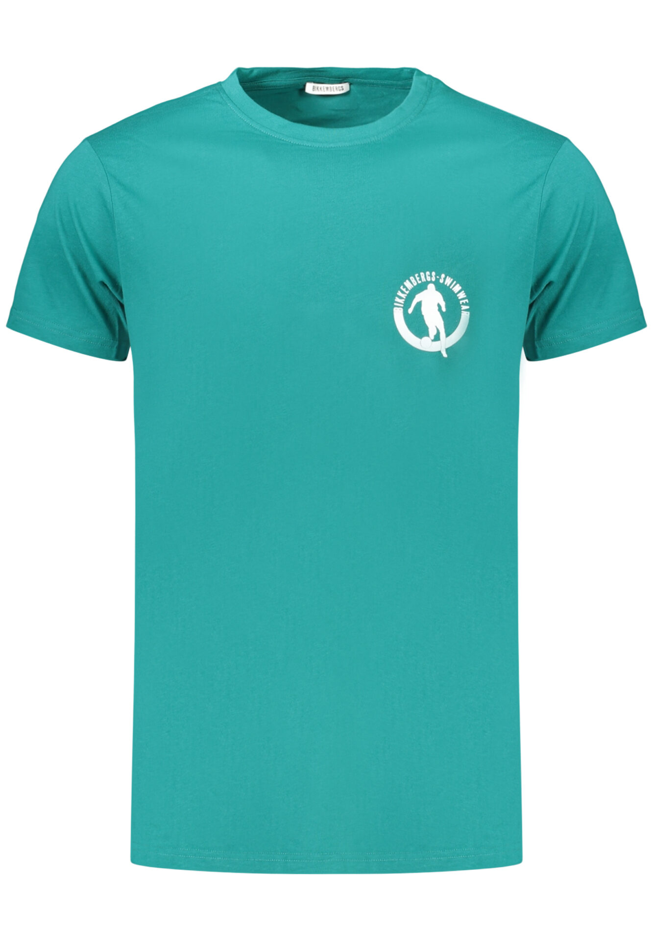 BIKKEMBERGS MEN'S SHORT-SLEEVED T-SHIRT GREEN