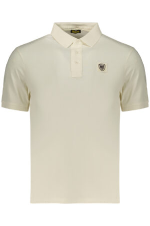 BLAUER APPAREL vyriški polo marškinėliai trumpomis rankovėmis, balti