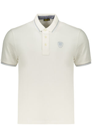 BLAUER APPAREL vyriški polo marškinėliai trumpomis rankovėmis, balti