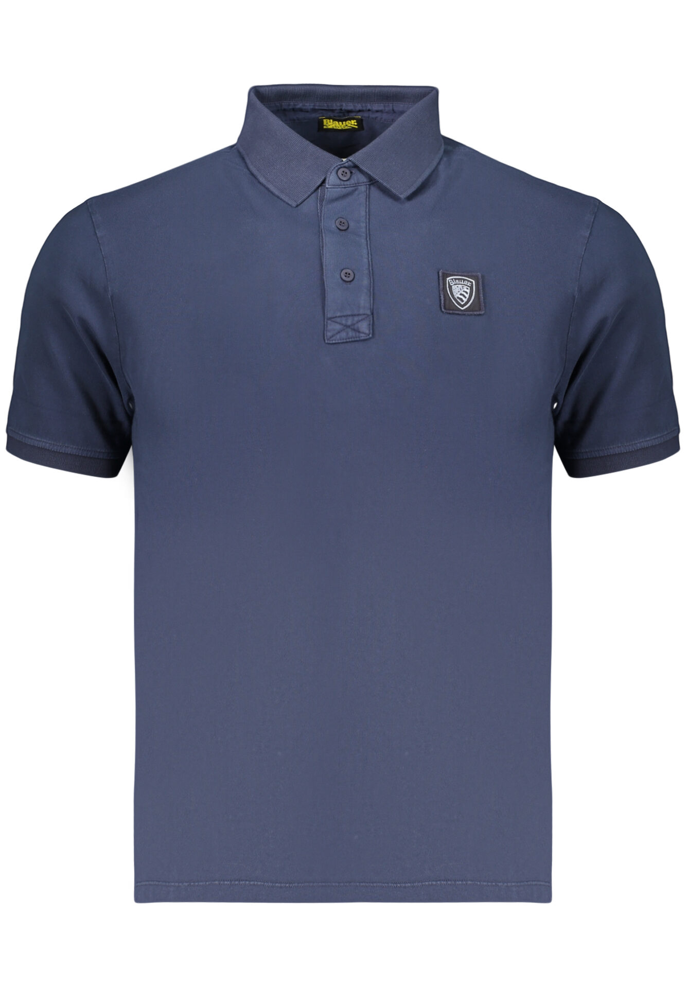 BLAUER APPAREL MEN'S SHORT-SLEEVE POLO SHIRT, BLUE