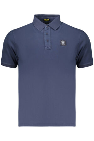 BLAUER APPAREL vyriški polo marškinėliai trumpomis rankovėmis, mėlyni
