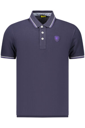 BLAUER APPAREL vyriški polo marškinėliai trumpomis rankovėmis, mėlyni