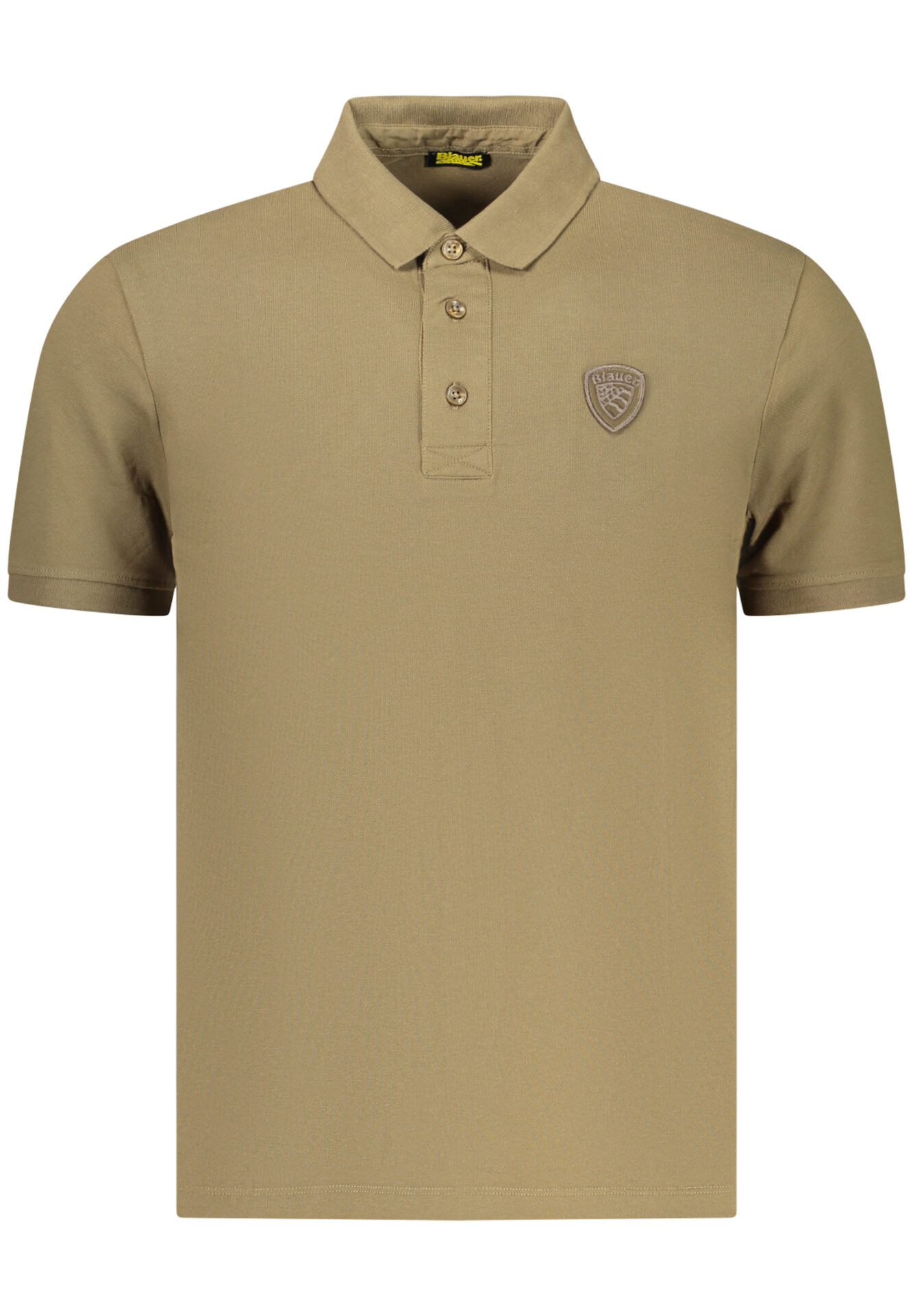 BLAUER APPAREL MEN'S SHORT-SLEEVED POLO SHIRT, GREEN