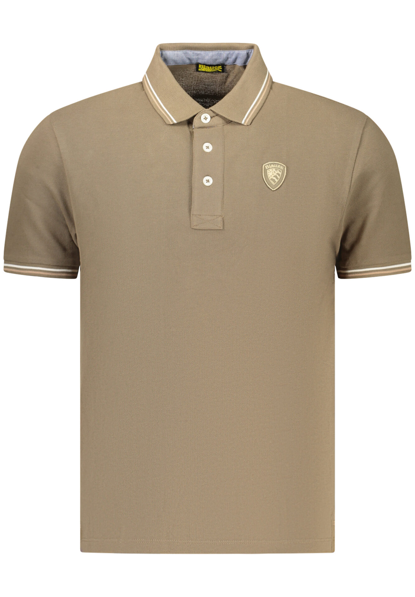 BLAUER APPAREL MEN'S SHORT-SLEEVED POLO SHIRT, GREEN