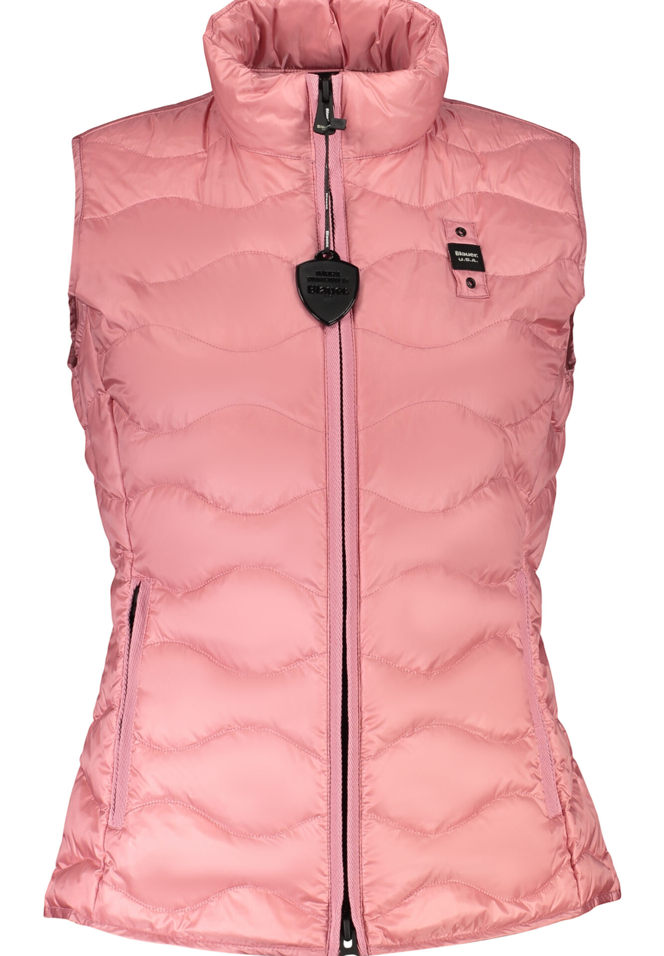 BLAUER APPAREL WOMEN'S PINK SLEEVELESS JACKET