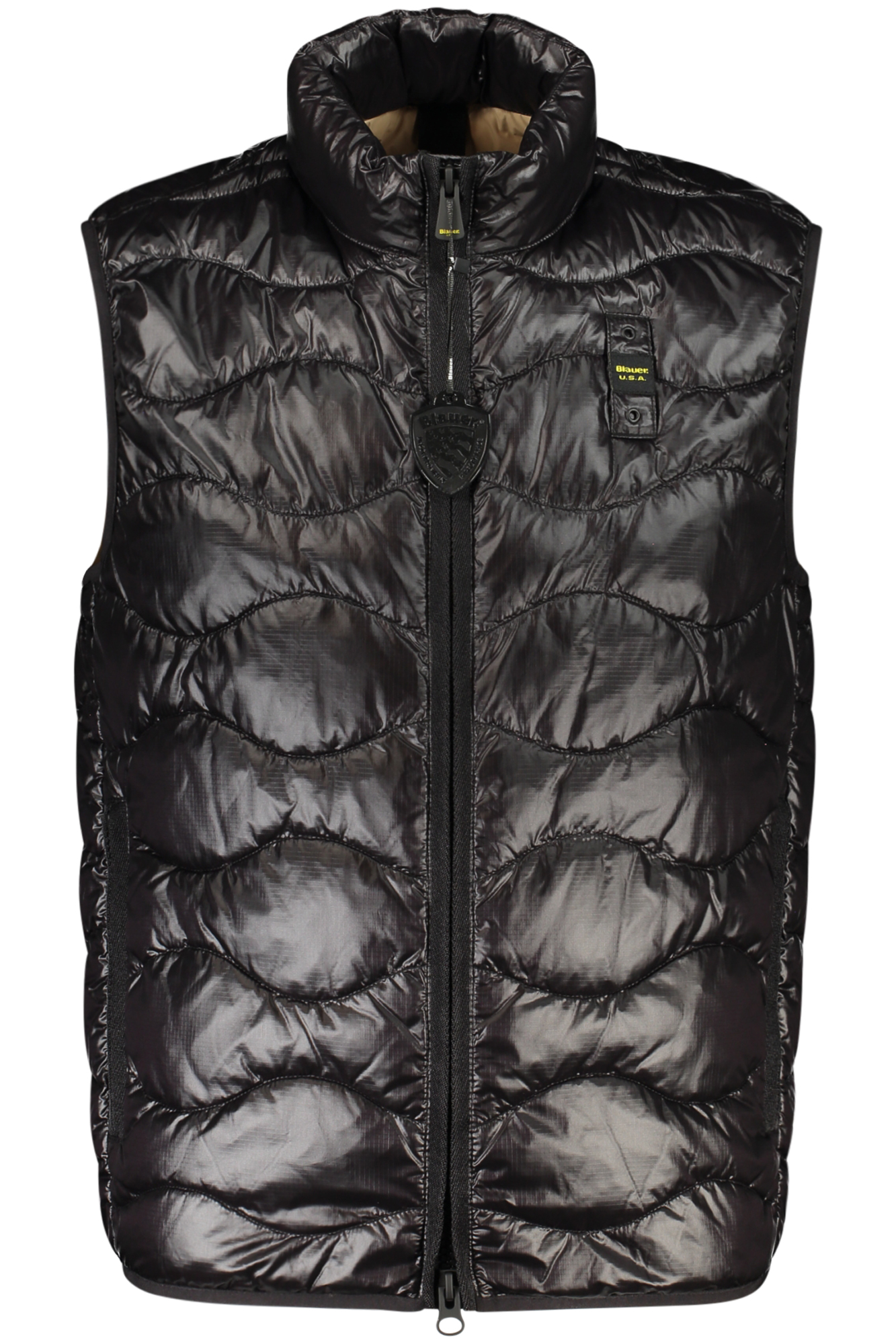 BLAUER APPAREL MEN'S BLACK SLEEVELESS JACKET BLAUER APPAREL MEN'S BLACK SLEEVELESS JACKET