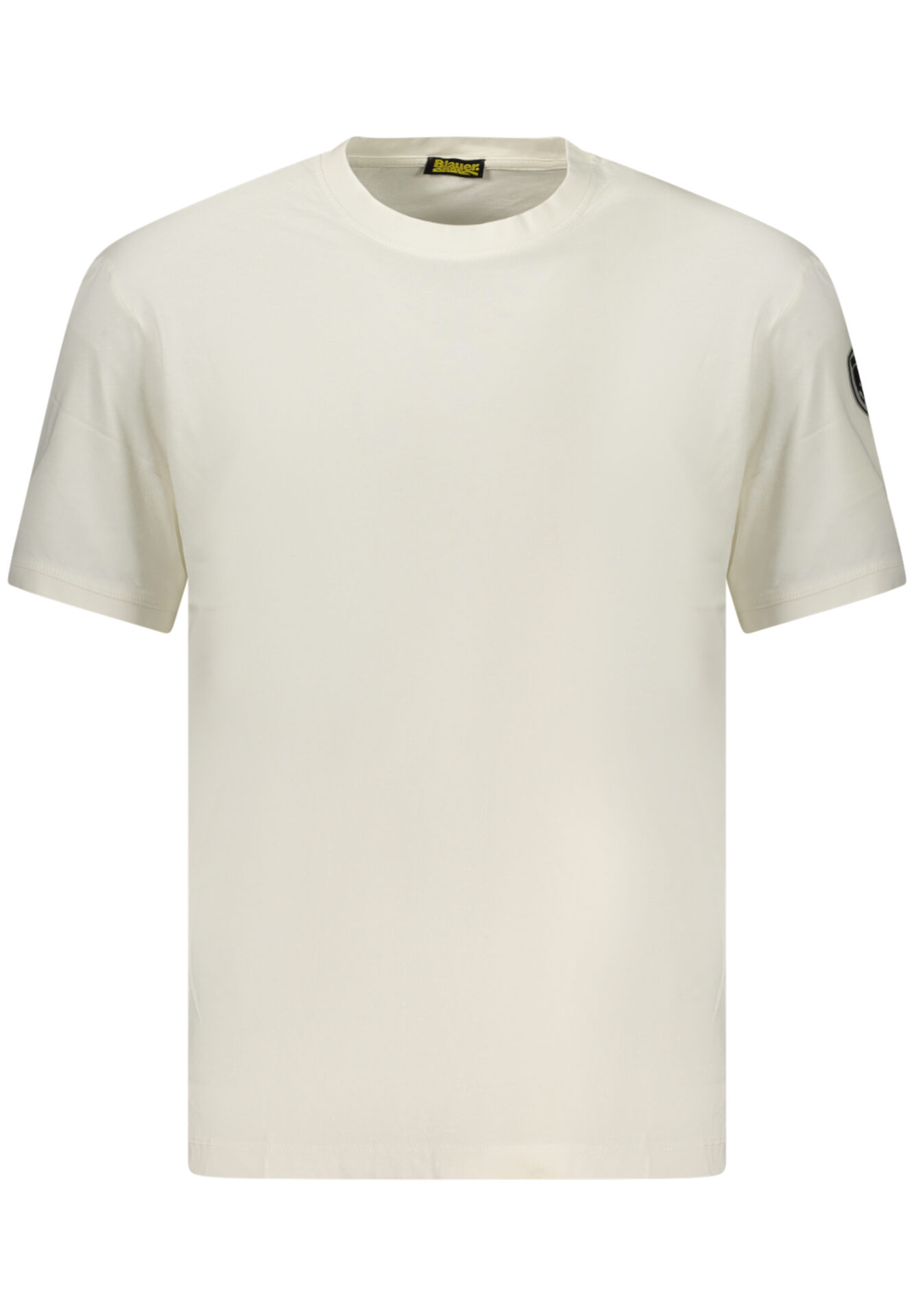 BLAUER APPAREL MEN'S SHORT-SLEEVE T-SHIRT WHITE