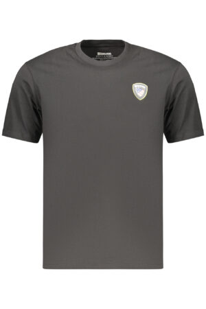 BLAUER APPAREL vyriški marškinėliai trumpomis rankovėmis, juodi
