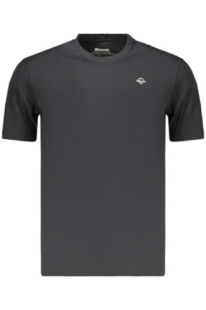 BLAUER APPAREL MEN'S SHORT-SLEEVE T-SHIRT BLACK