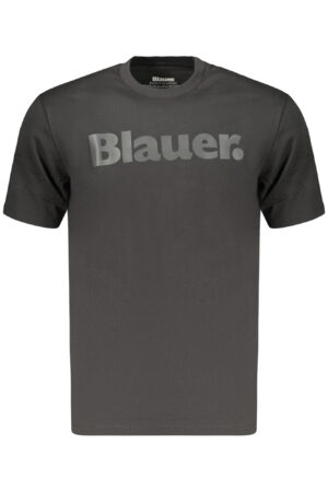 BLAUER APPAREL MEN'S SHORT-SLEEVE T-SHIRT BLACK