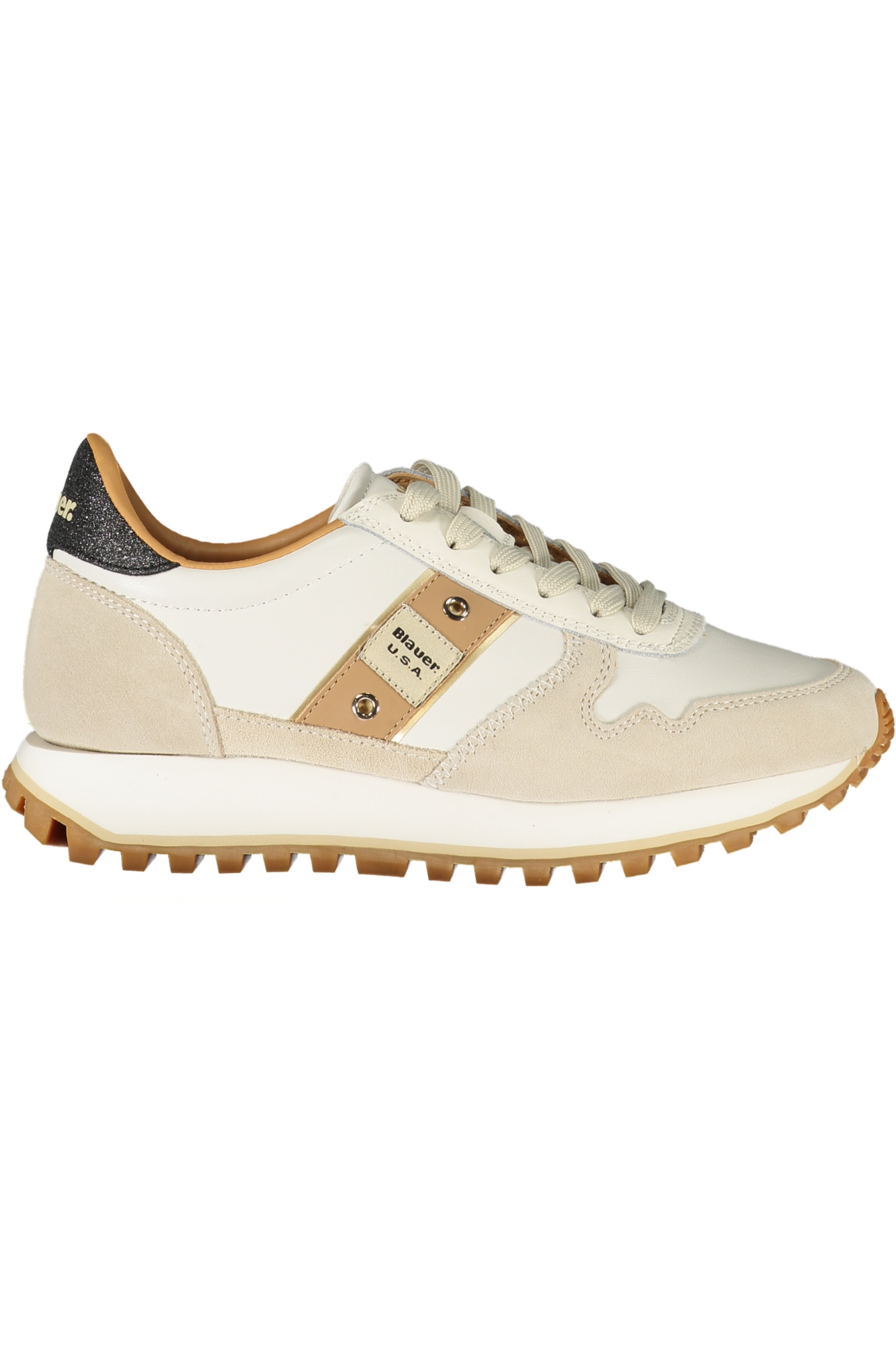 BLAUER WOMEN'S WHITE SPORTS SHOES BLAUER WOMEN'S WHITE SPORTS SHOES