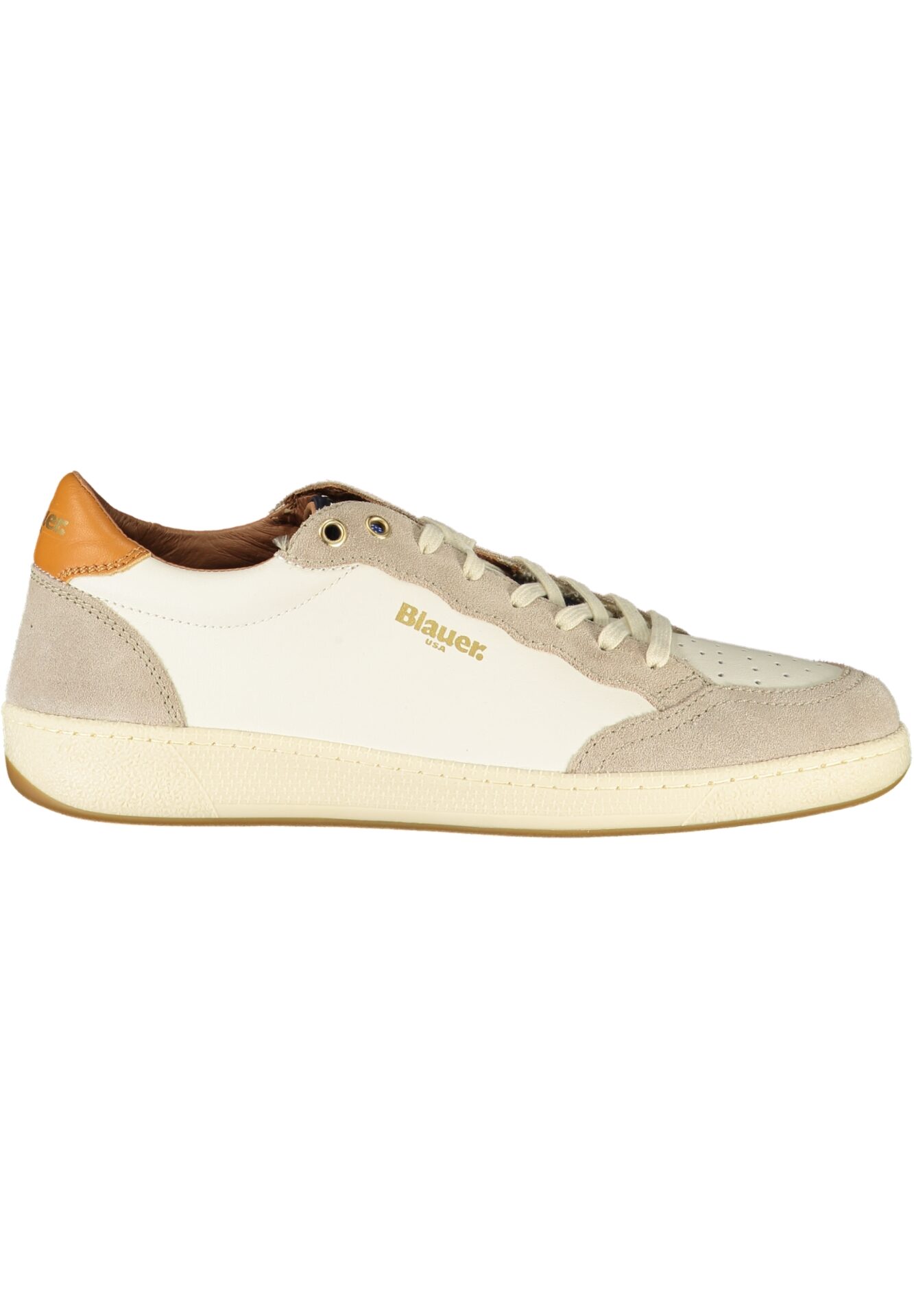 BLAUER MEN'S WHITE SPORTS SHOES