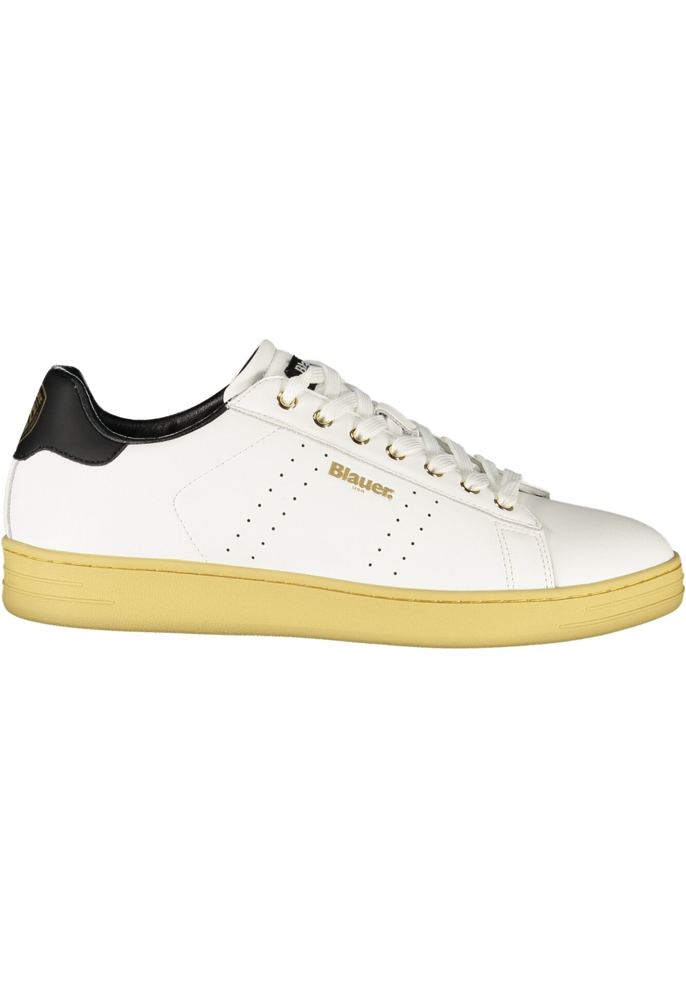 BLAUER MEN'S WHITE SPORTS SHOES