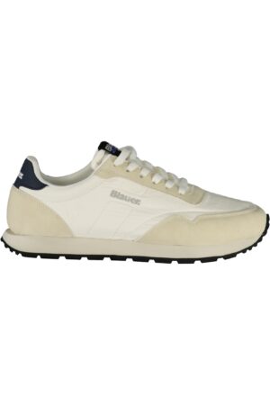 BLAUER MEN'S WHITE SPORTS SHOES