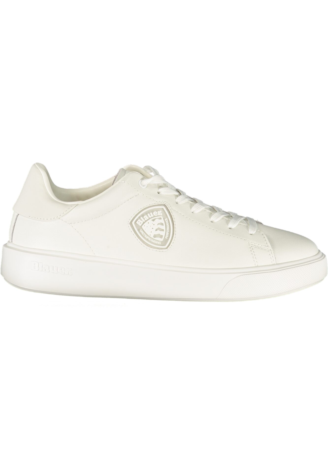 BLAUER MEN'S WHITE SPORTS SHOES