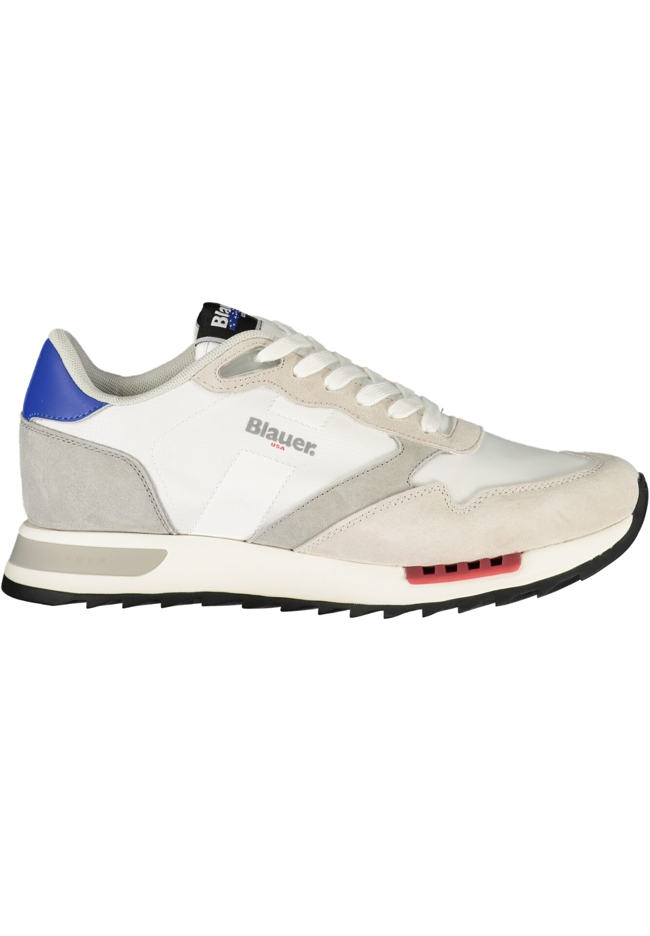 BLAUER MEN'S WHITE SPORTS SHOES