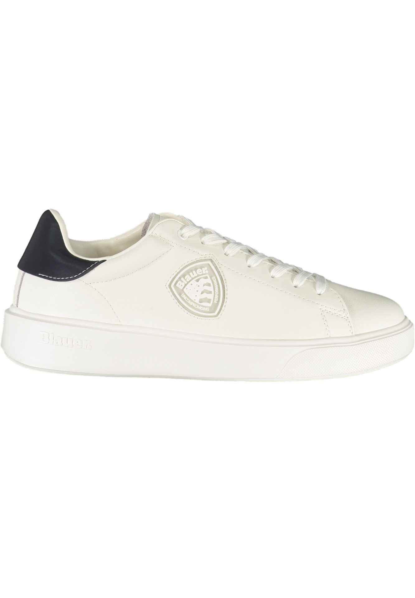 BLAUER MEN'S WHITE SPORTS SHOES