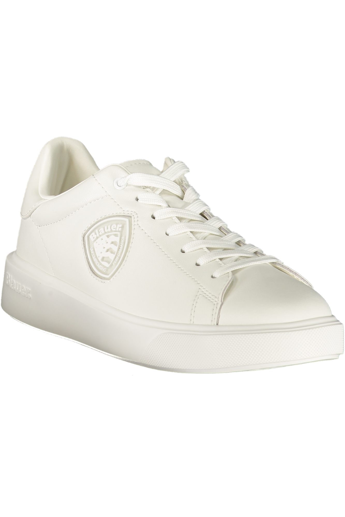 BLAUER MEN'S WHITE SPORTS SHOES BLAUER MEN'S WHITE SPORTS SHOES - Image 2