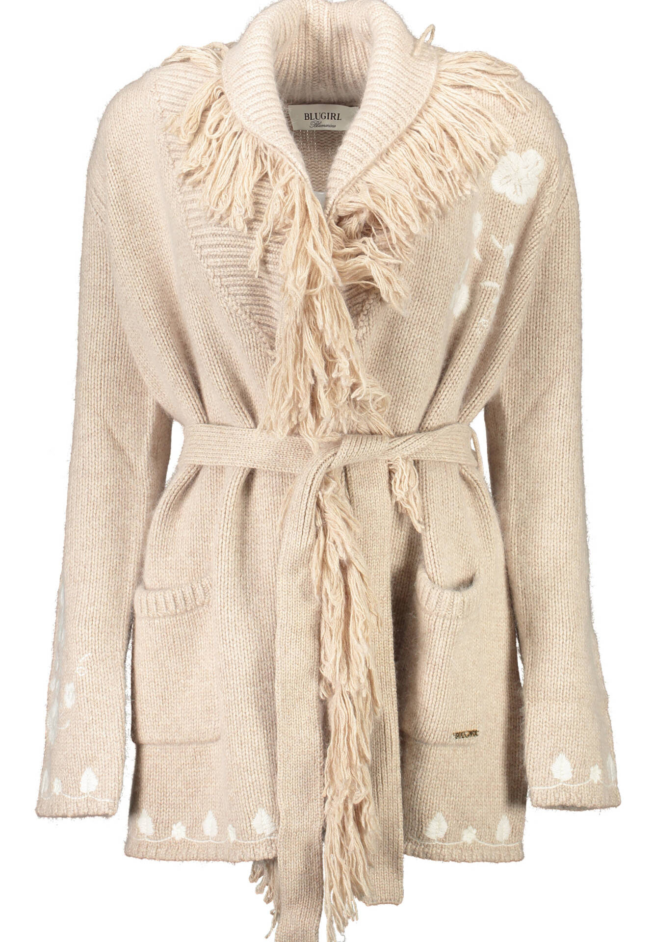 BLUGIRL BEIGE WOMAN CARDIGAN