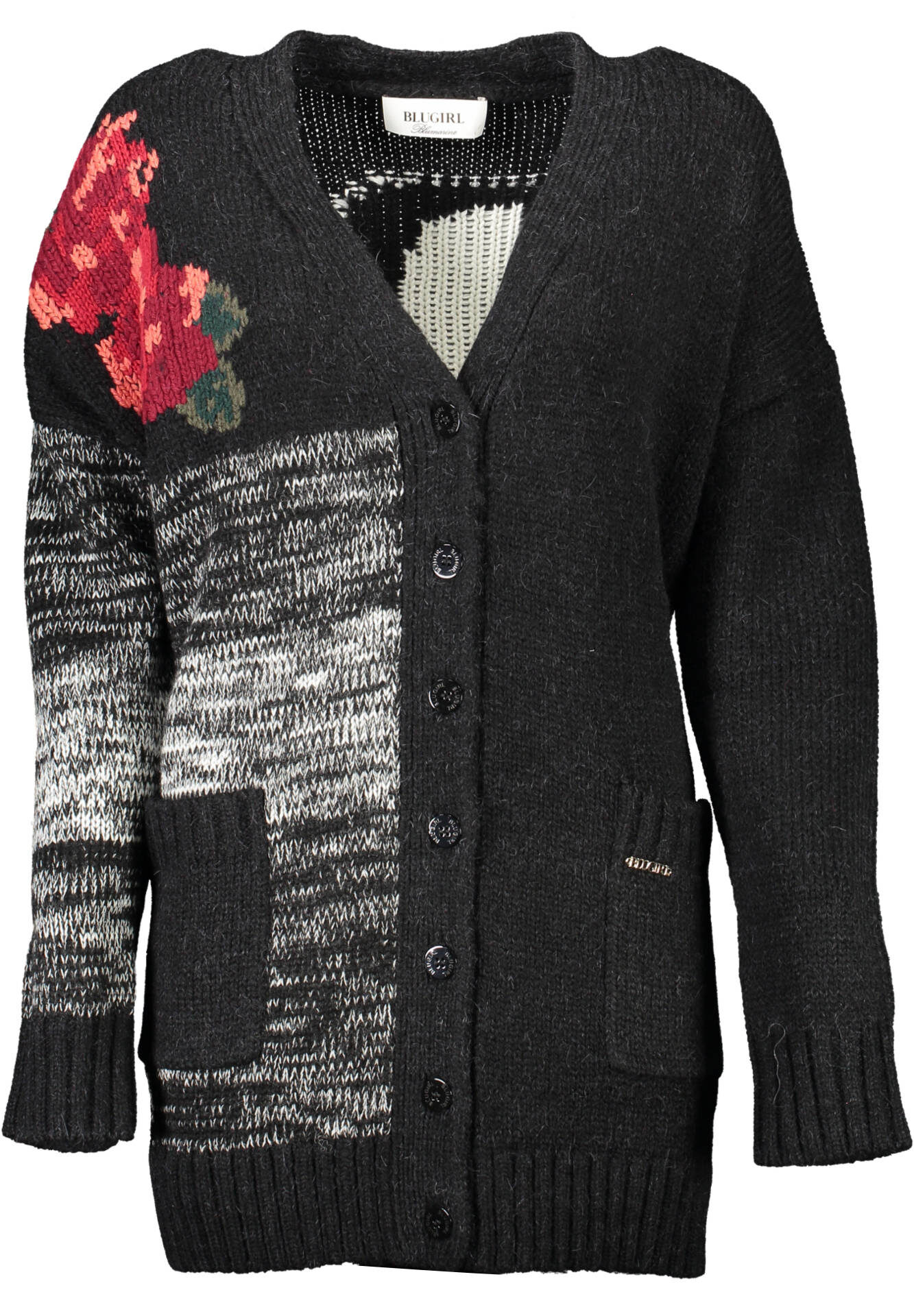 BLUGIRL CARDIGAN WOMAN BLACK