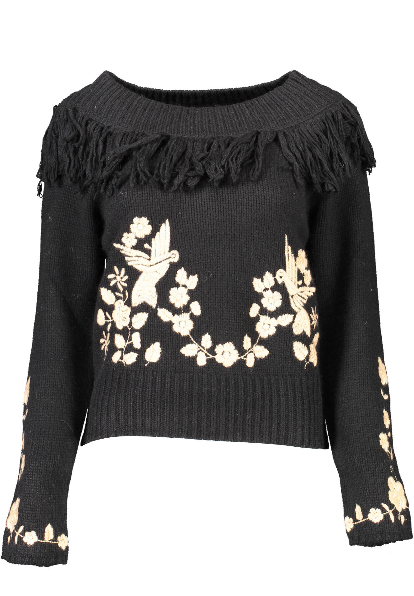 BLUGIRL BLACK WOMAN SWEATER