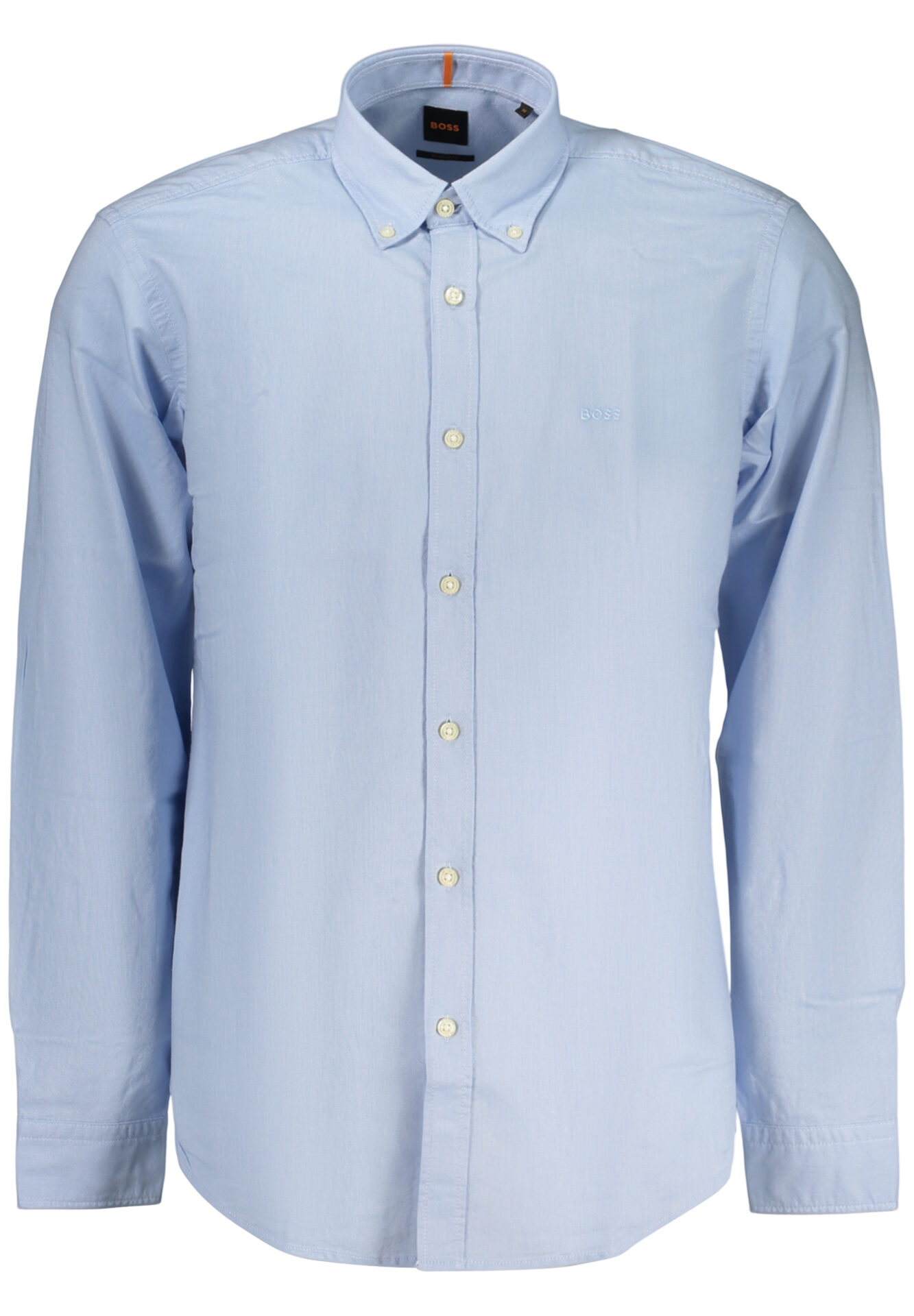 BOSS MEN'S LONG-SLEEVED SHIRT, BLUE