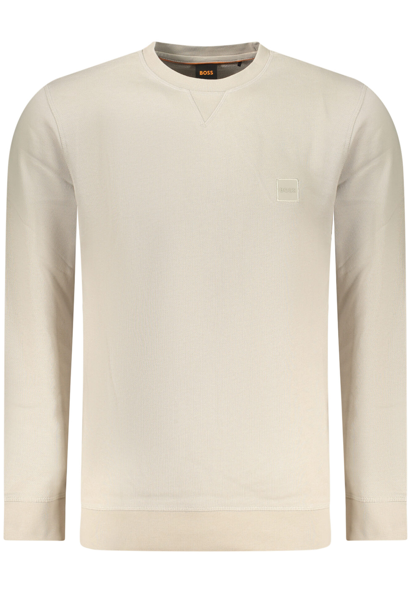 BOSS MEN'S ZIP-UP SWEATSHIRT, BEIGE