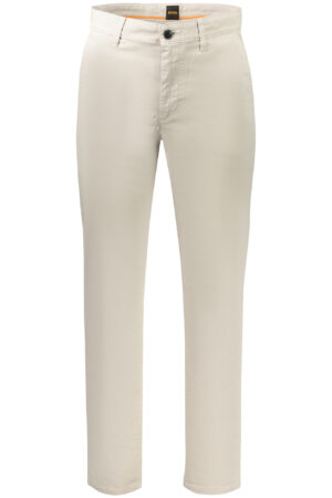 BOSS MEN'S BEIGE TROUSERS