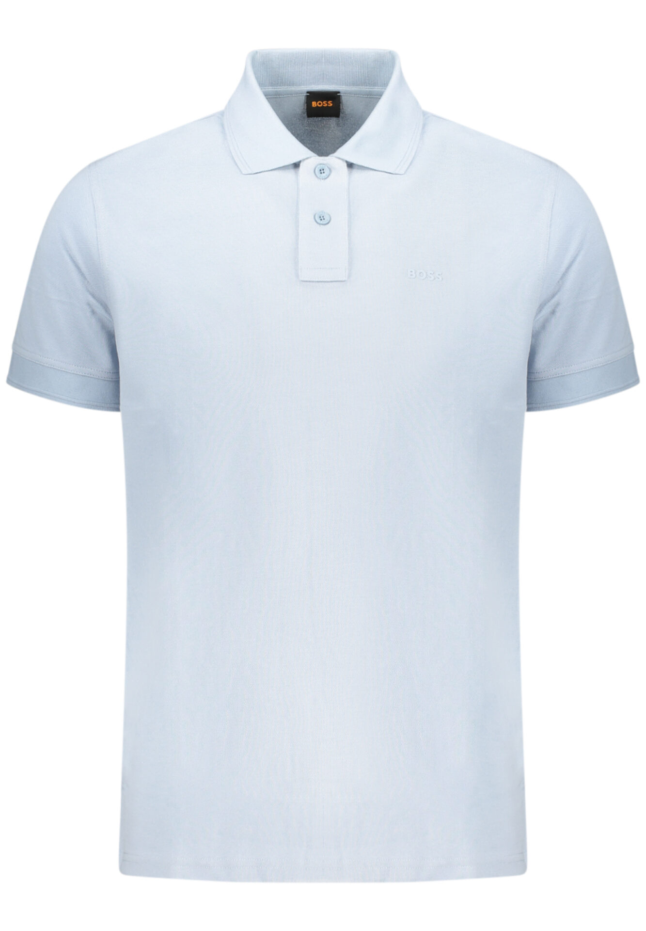 BOSS MEN'S SHORT-SLEEVE POLO SHIRT, BLUE