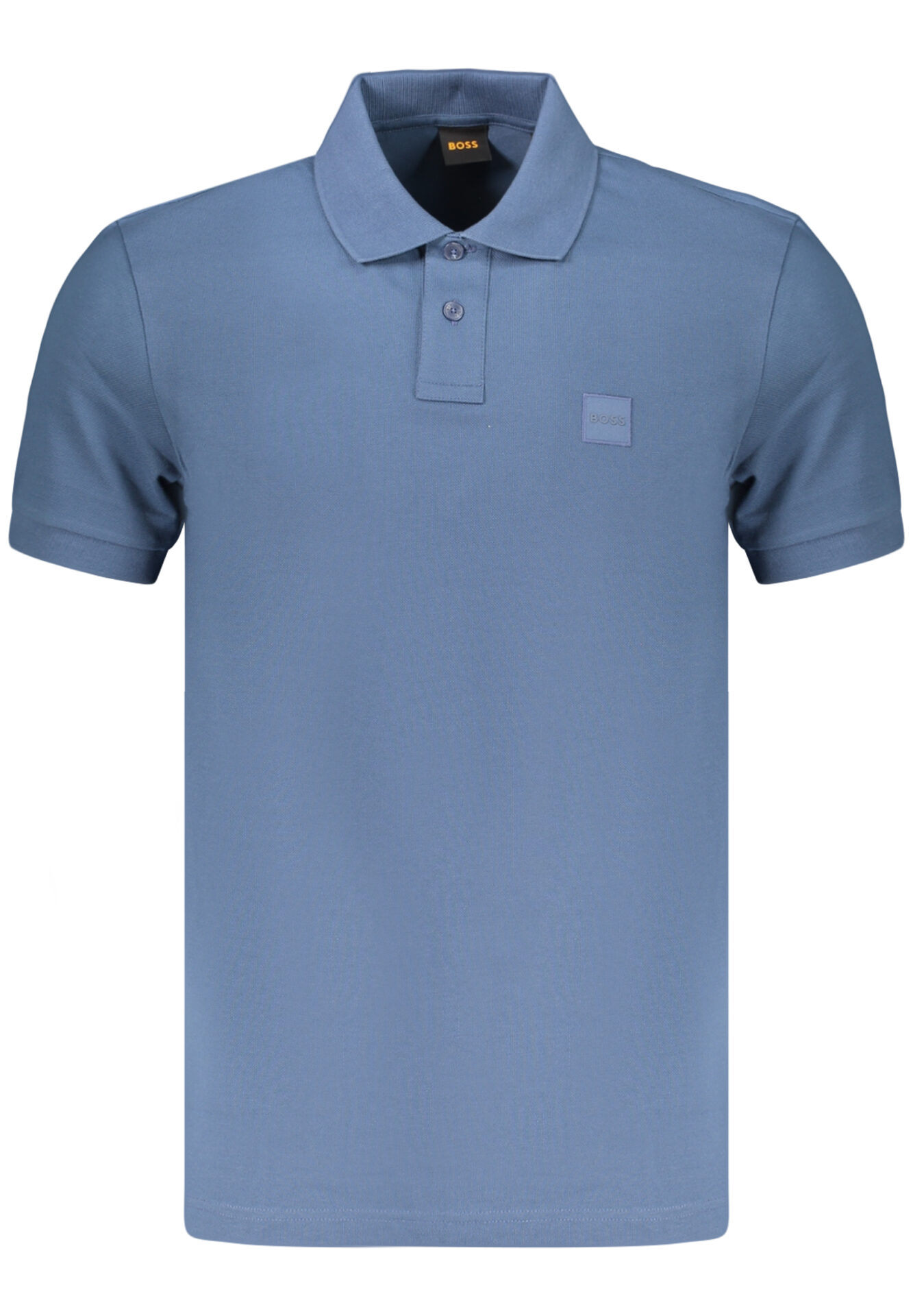 BOSS MEN'S SHORT-SLEEVE POLO SHIRT, BLUE