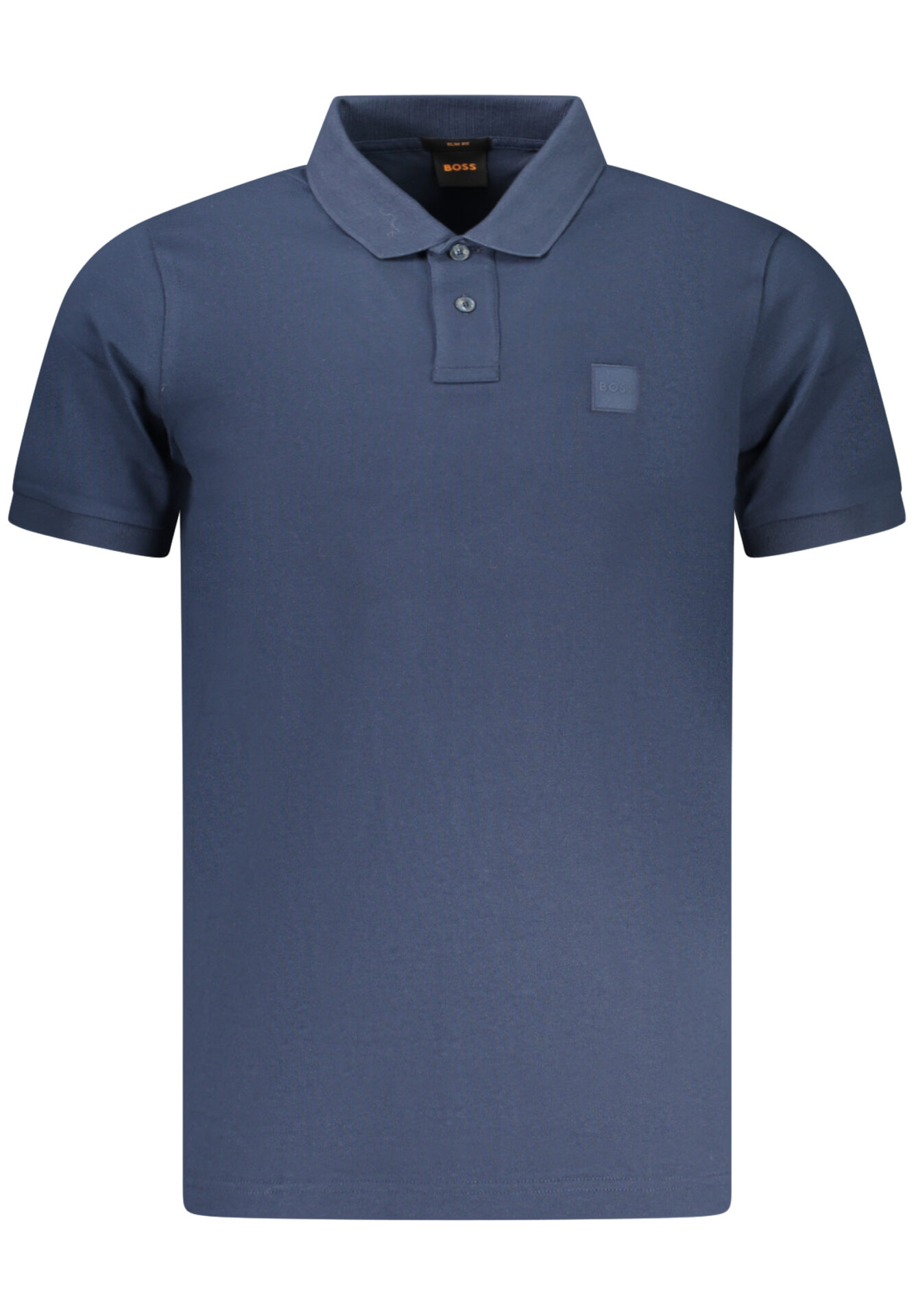 BOSS MEN'S SHORT-SLEEVE POLO SHIRT, BLUE
